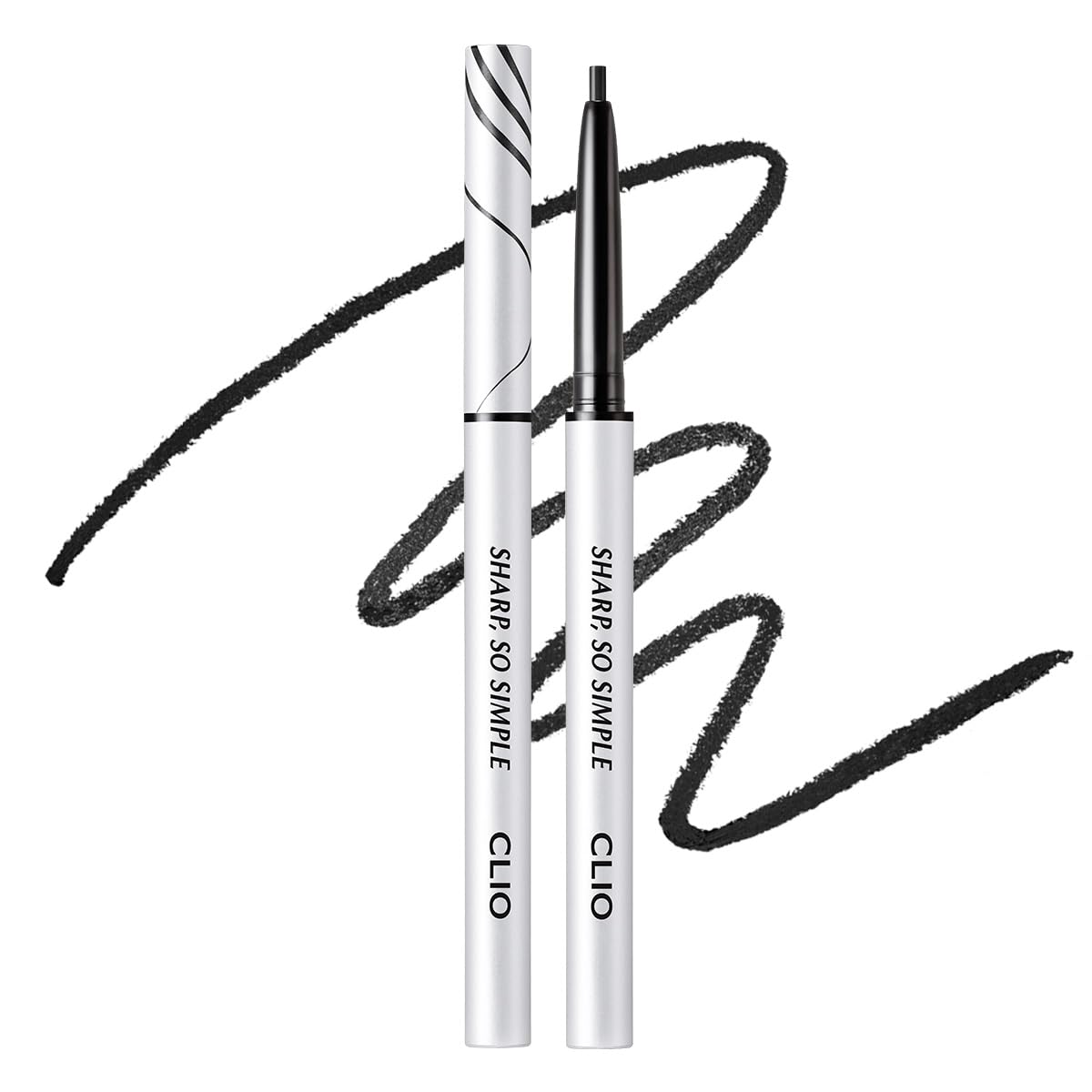 CLIO PROFESSIONAL Sharp So Simple Waterproof Pencil Liner 2mm Black front view