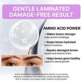 CLIONE brow lamination kit before and after results