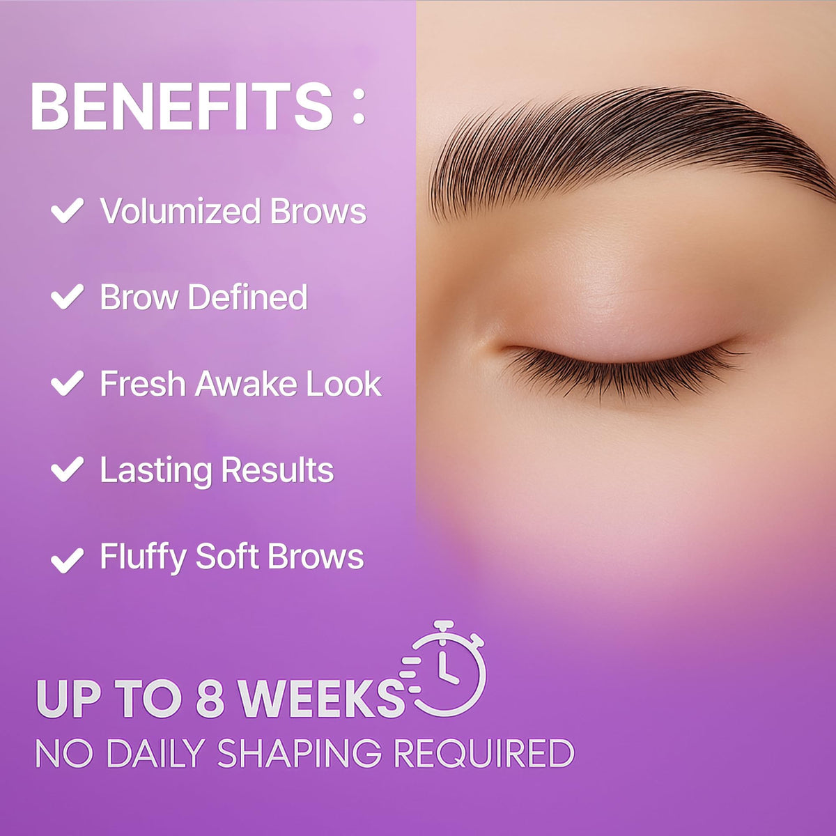 CLIONE eyebrow lamination kit close-up of products