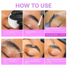 CLIONE eyebrow lamination kit instructions
