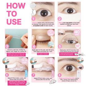 CLIONE Lash Lift and Color Kit close-up of ingredients