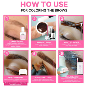 CLIONE Lash Lift and Color Kit demonstrating multi-purpose use