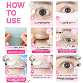 CLIONE Lash Lift Kit instructions and guide