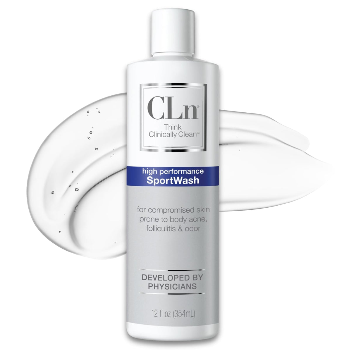 CLn SportWash 12 fl oz bottle front view