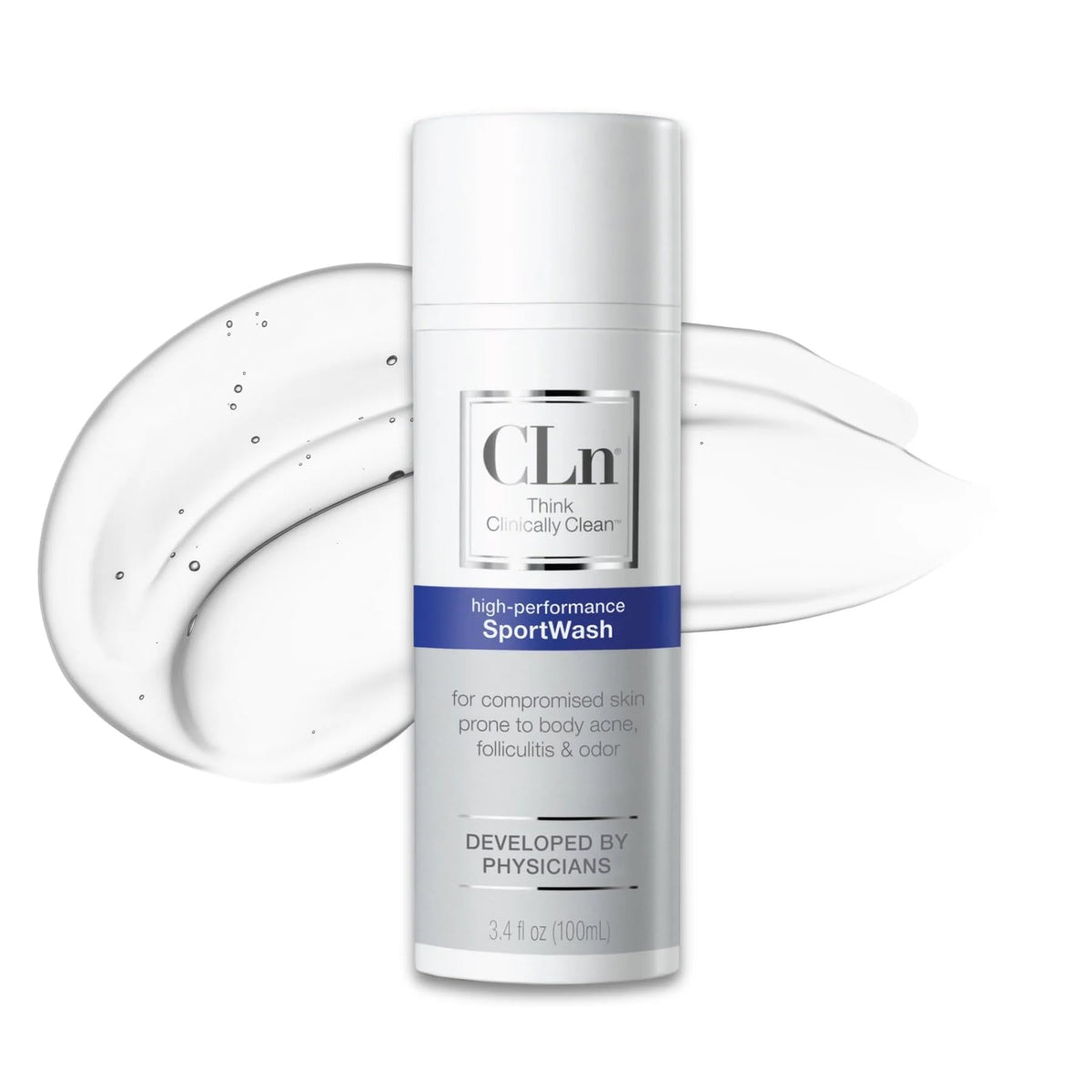 CLn SportWash 3.4 fl oz bottle front view