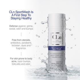 CLn SportWash shower gel texture