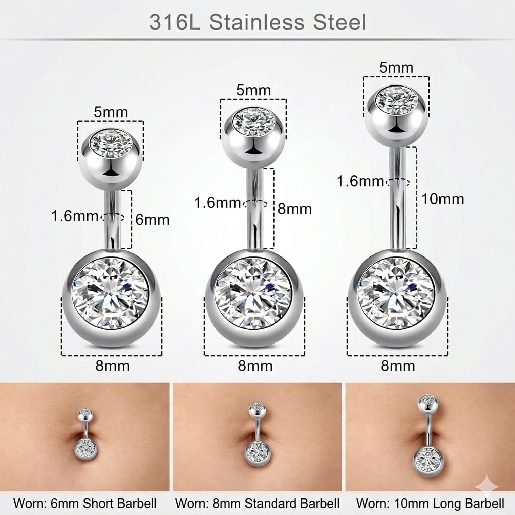 Close-up of 316L stainless steel piercing needles in the kit