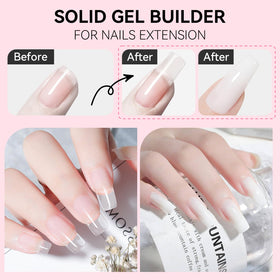 Close-up of 3D nail art using Makartt gel