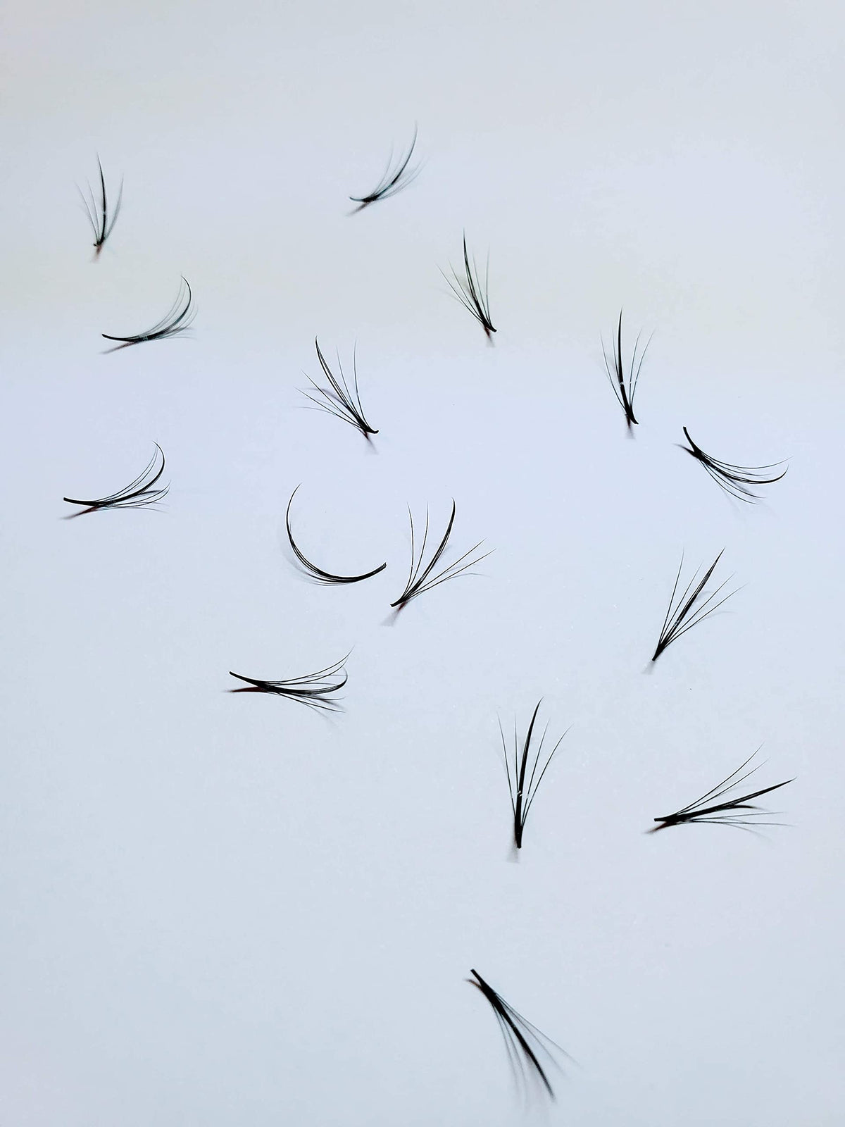 Close-up of 5D Wispy 0.07mm volume fans
