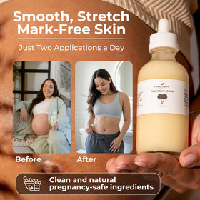 Close-up of 8 Sheep True Belly Serum texture