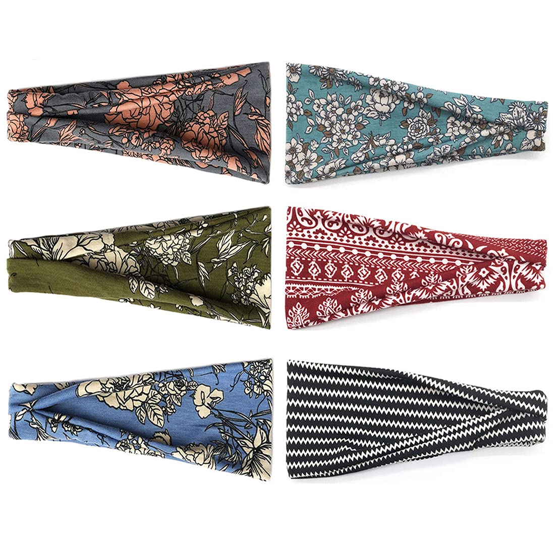 Close-up of a YONUF headband showing soft fabric texture