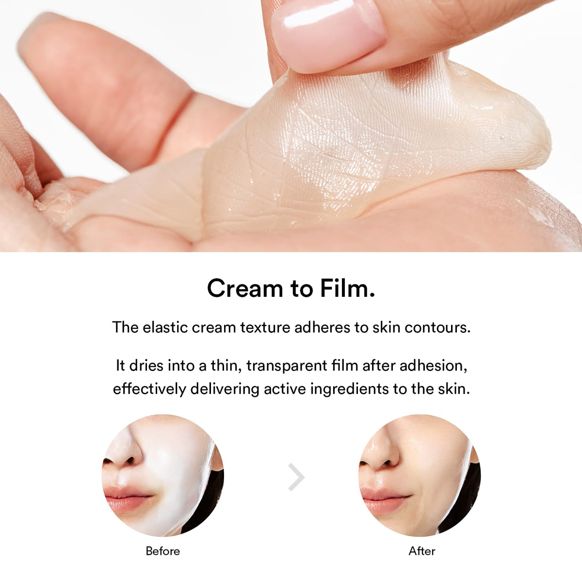 Close-up of Abib Dark Spot Collagen Overnight Mask texture