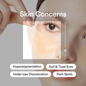 Close-up of Abib eye patches showing texture and packaging
