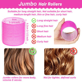 Close-up of Acejoz Jumbo Hair Roller showing 60mm size