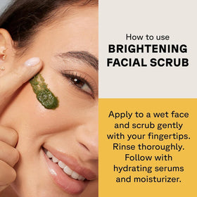 Close-up of Acure Brightening Facial Scrub texture