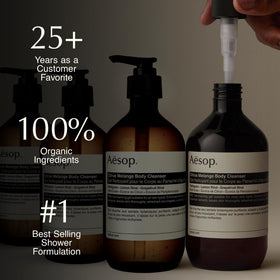 Close-up of Aesop Citrus Melange Body Cleanser texture