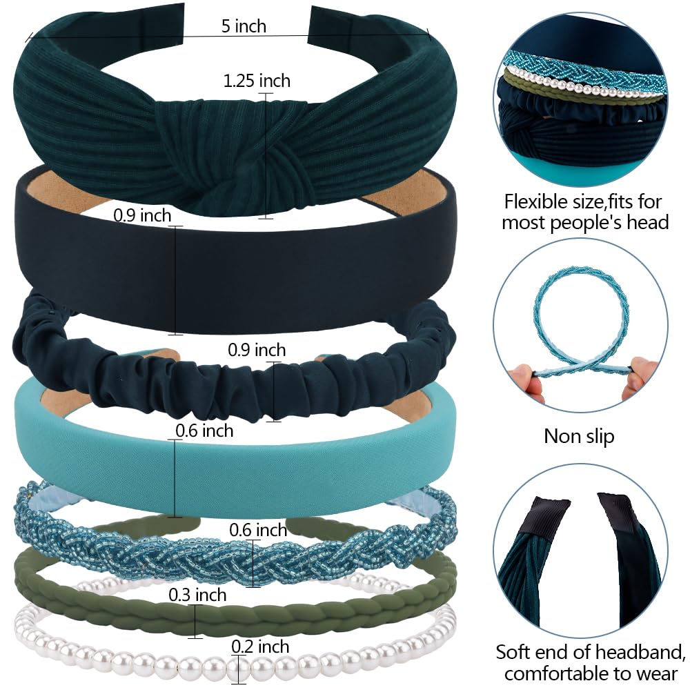 Close-up of AHONEY padded headband showcasing its soft material