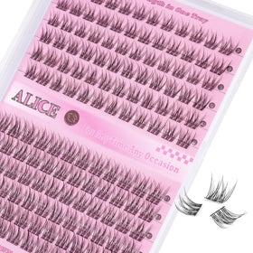 Close-up of ALICE lash clusters in various lengths