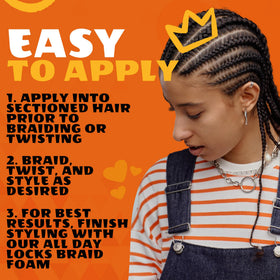 Close-up of AllDay Locks Braid Gel texture