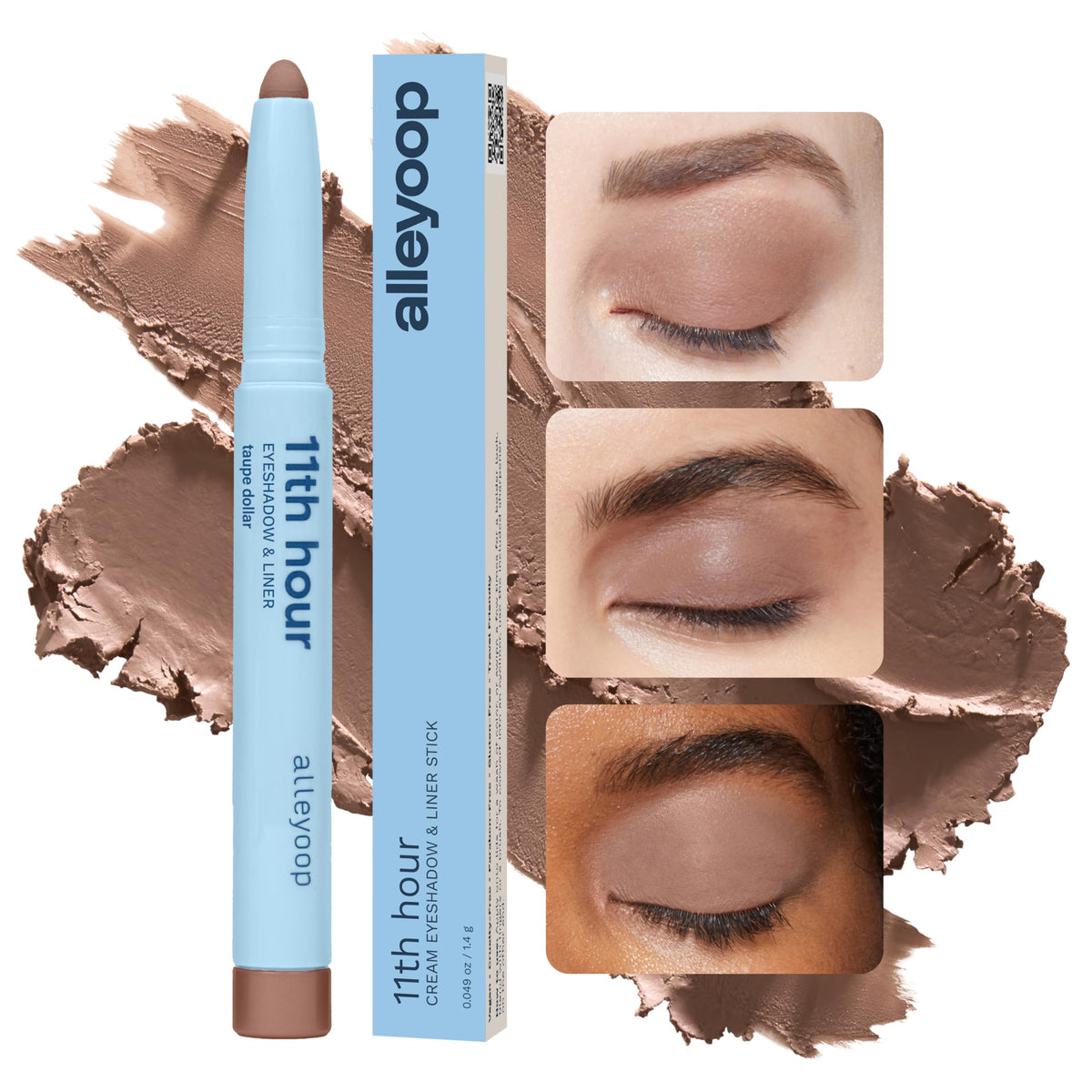 Close-up of ALLEYOOP 11th Hour Cream Eyeshadow Stick tip