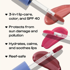 Close-up of ALLEYOOP Sun Serum Lip Oil SPF 40 applicator