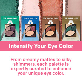 Close-up of Almay Intense I-Color shadows for green eyes