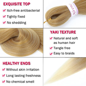 Close-up of Alrence Yaki texture braiding hair