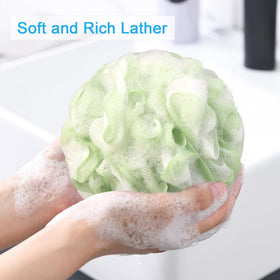 Close-up of AmazerBath loofah sponge showing texture