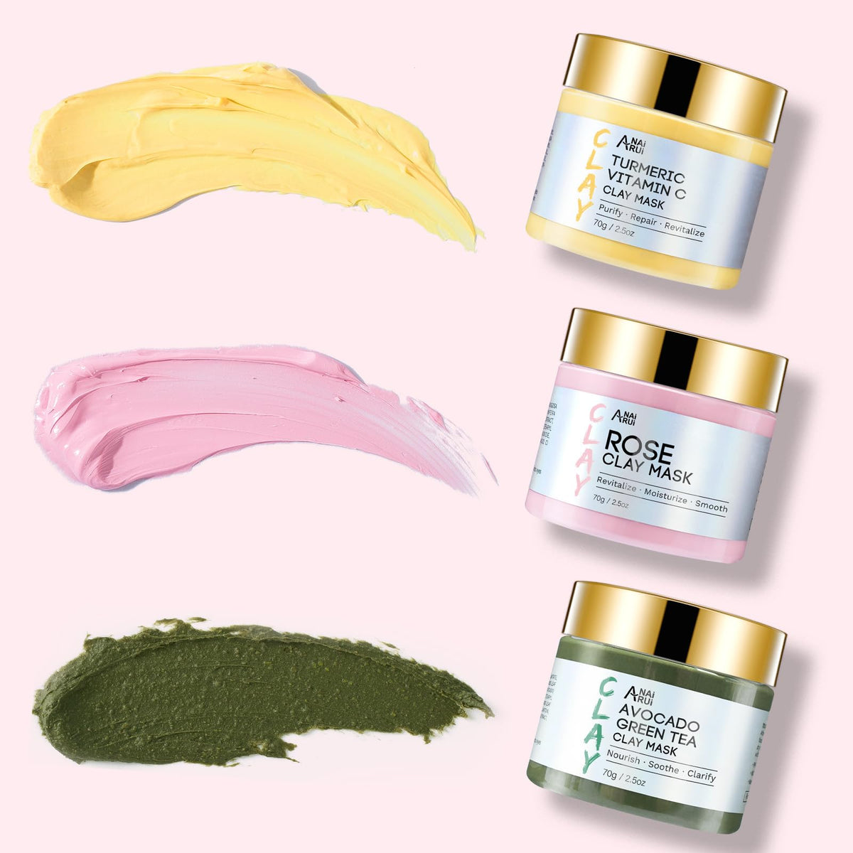 Close-up of ANAI RUI Avocado Mud Mask texture