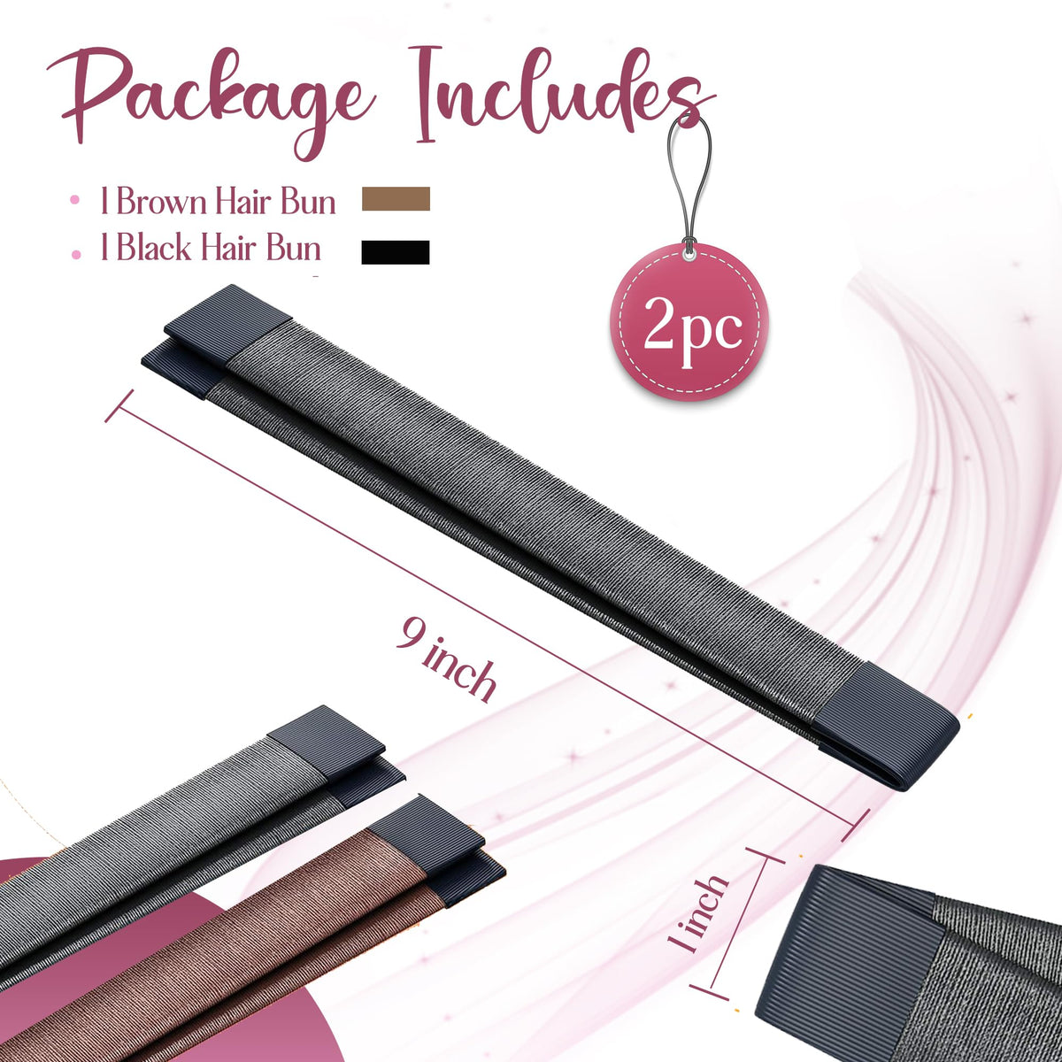Close-up of Andlane Snap Hair Bun Maker black clip