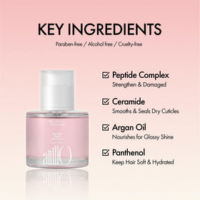 Close-up of ANILLO Rosy Night Repair Hair Essence pump