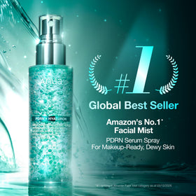 Close-up of ANUA PDRN Collagen Glow Facial Serum Spray nozzle