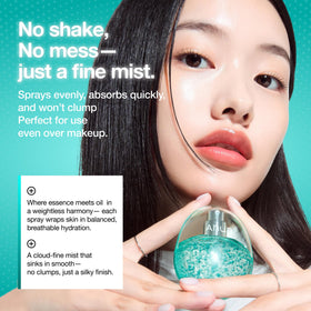 Close-up of ANUA PDRN Collagen Glow Facial Serum Spray nozzle