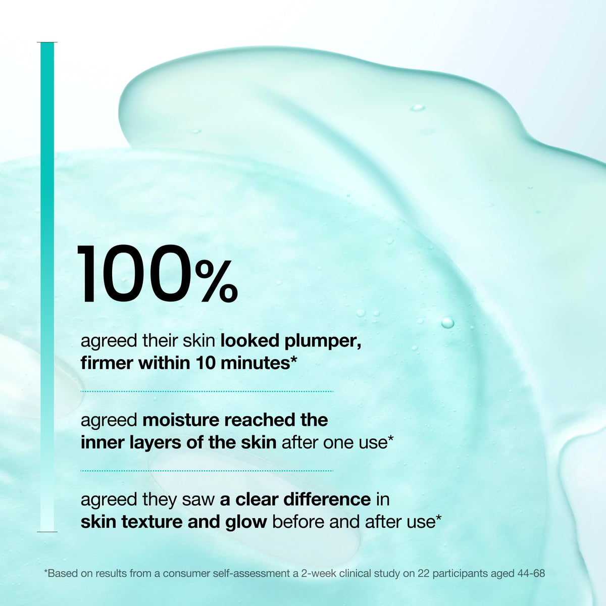 Close-up of ANUA PDRN Hyaluronic Acid Capsule Serum Mask texture