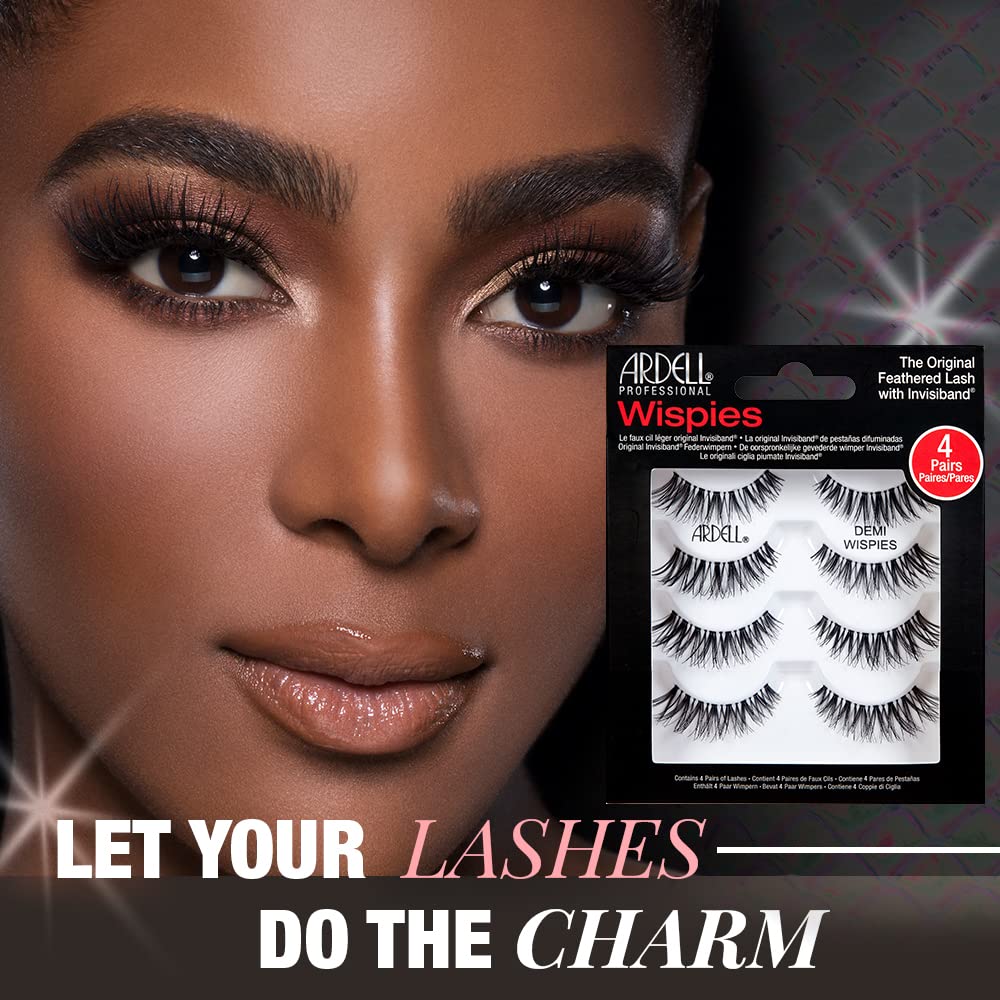 Close-up of Ardell Demi Wispies Lashes showing the fluffy design