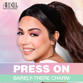 Close-up of Ardell Press On Lashes Naked Natural cluster lashes