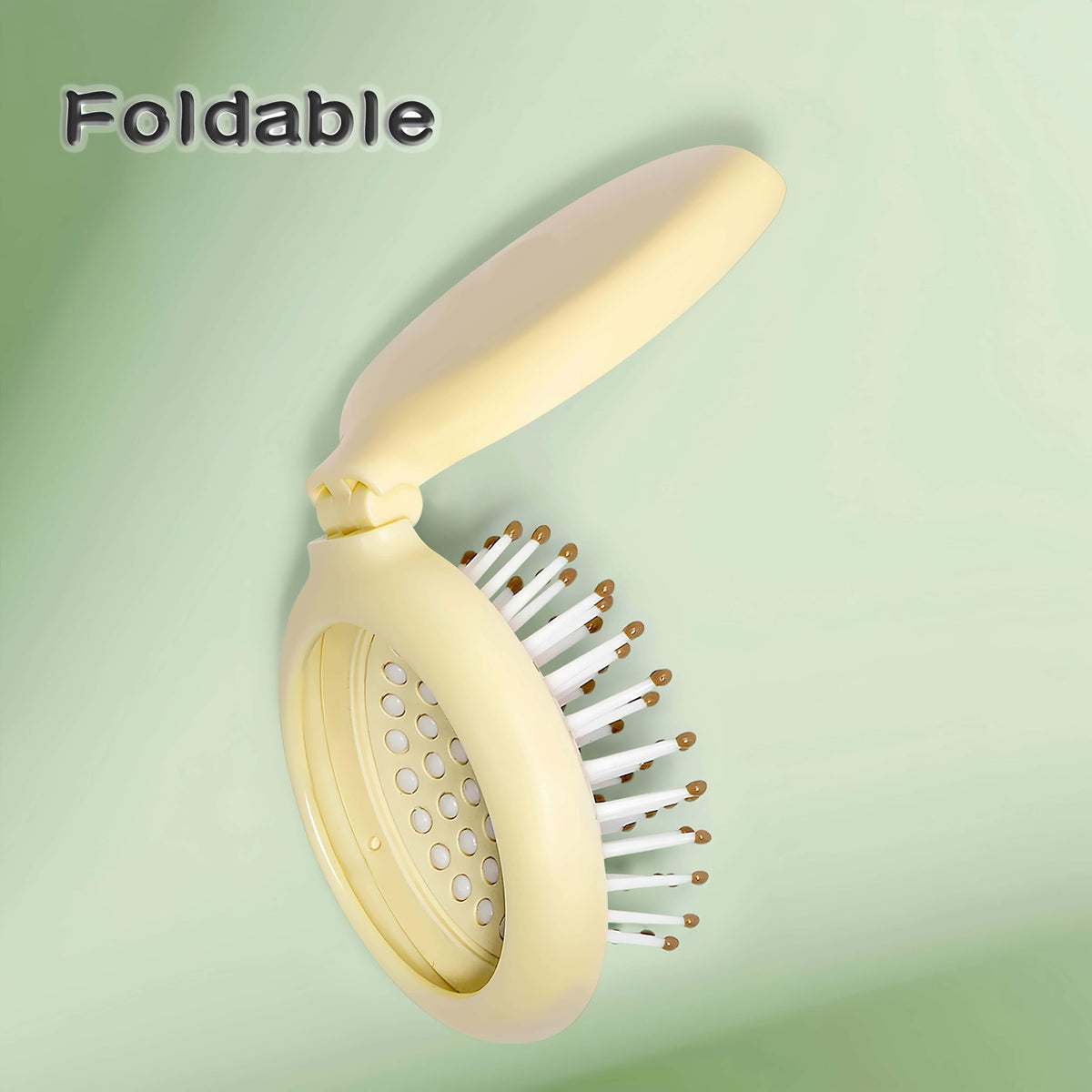 Close-up of Arthaxi mini hair brush bristles