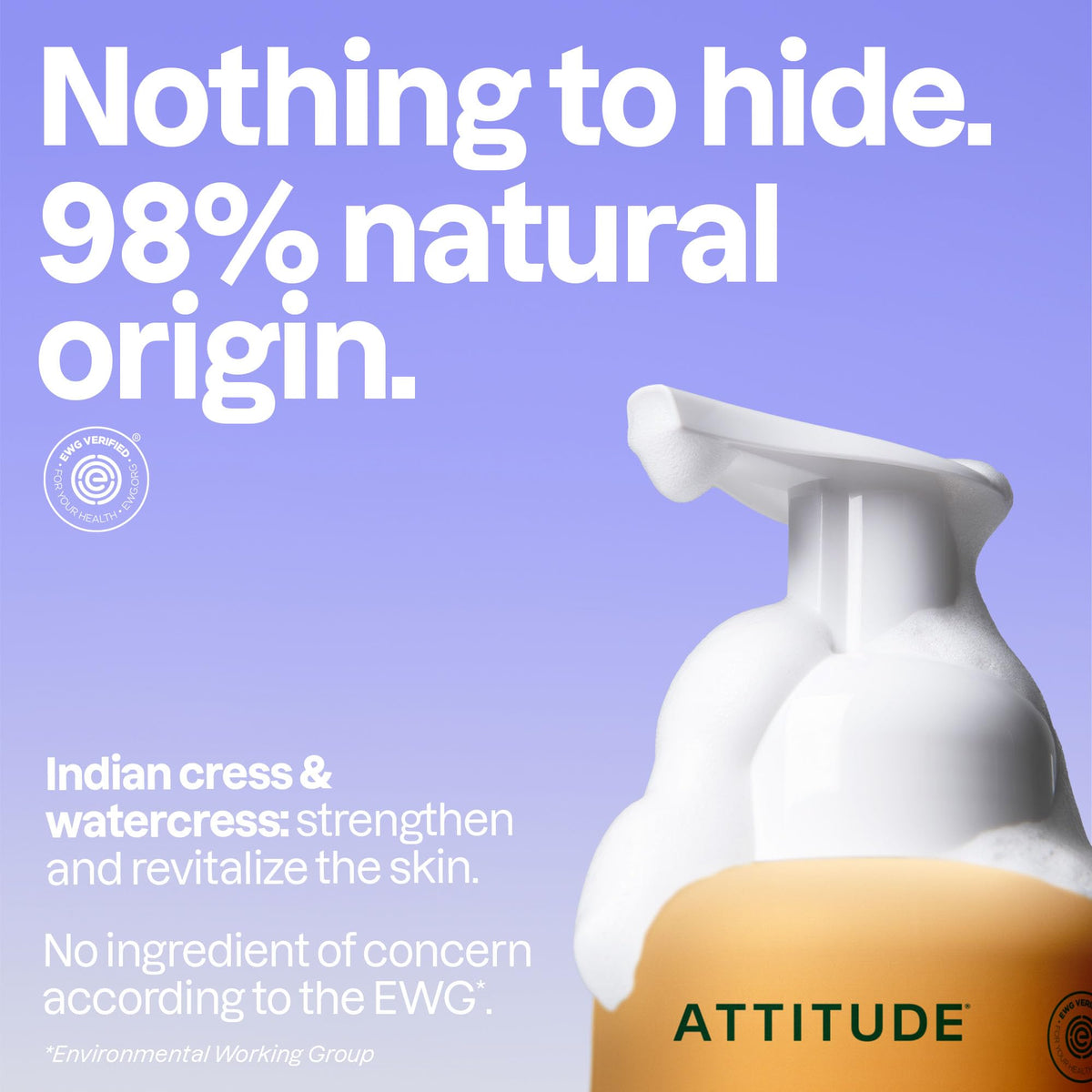 Close-up of ATTITUDE Foaming Hand Soap pump dispenser