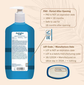 Close-up of Australian Gold Moisture Lock Tan Extender Lotion texture