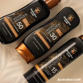 Close-up of Australian Gold Spray Gel Sunscreen texture