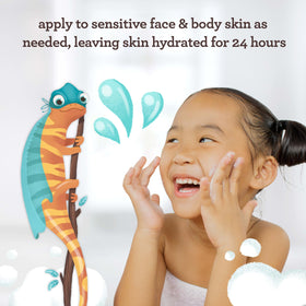 Close-up of Aveeno Baby Kids Gel Cream texture