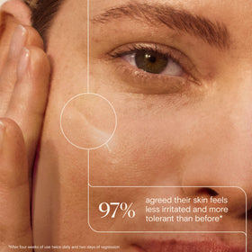 Close-up of Aveeno Calm + Restore Oat Gel Facial Moisturizer texture