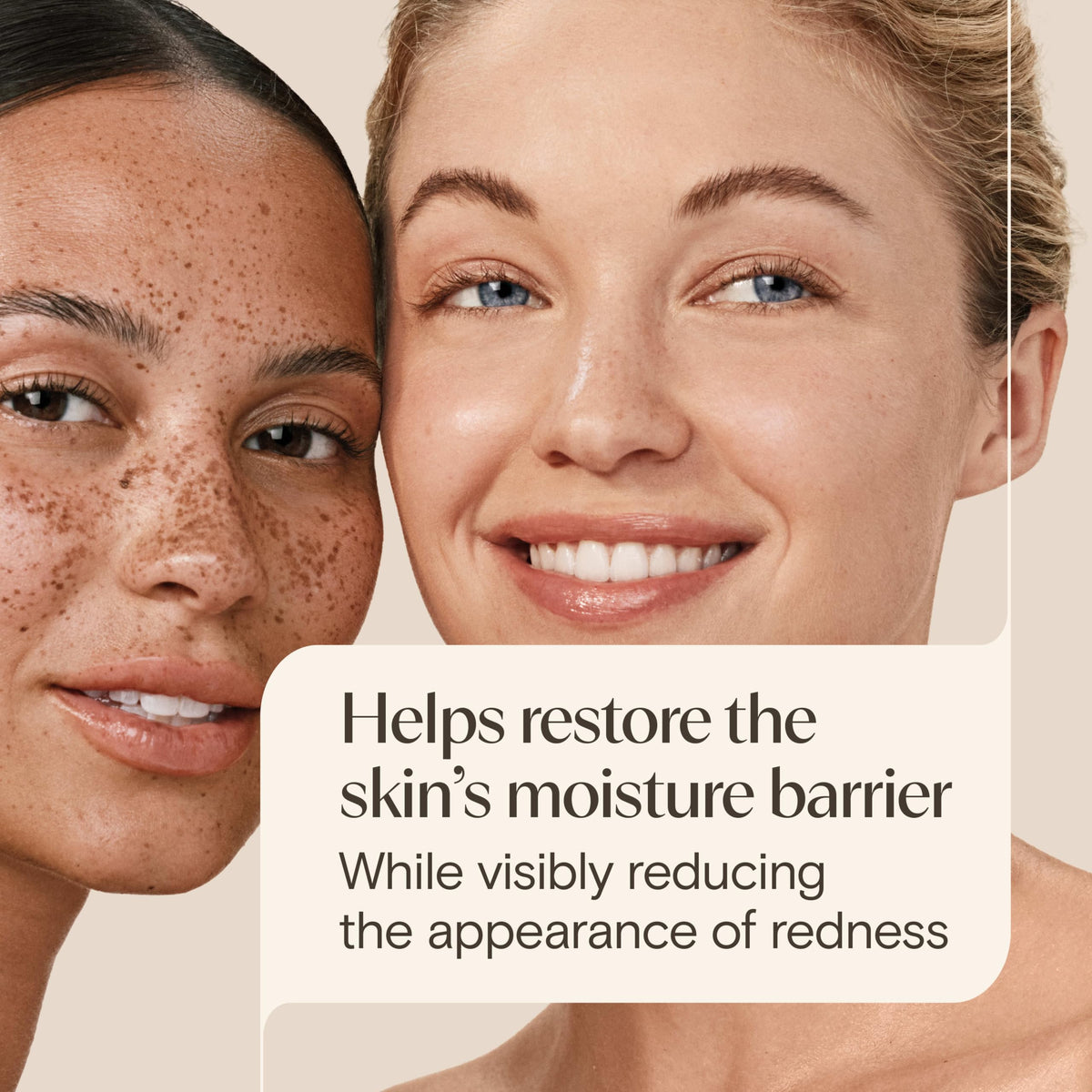 Close-up of Aveeno Calm + Restore Redness Relief Cream texture