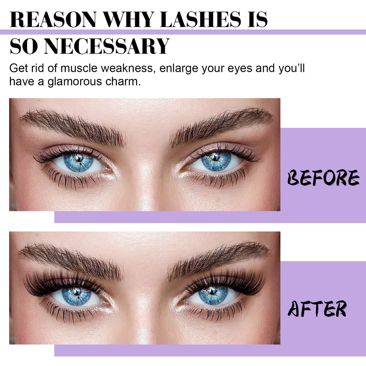 Close-up of B&Qaugen Lash Clusters showing individual lashes