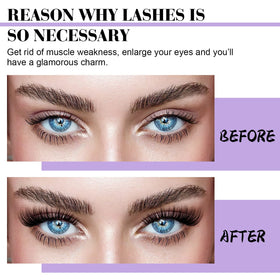 Close-up of B&Qaugen Lash Clusters showing individual lashes