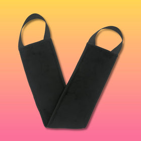 Close-up of B.TAN back applicator mitt