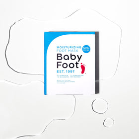 Close-up of Baby Foot Hydrating Foot Mask booties