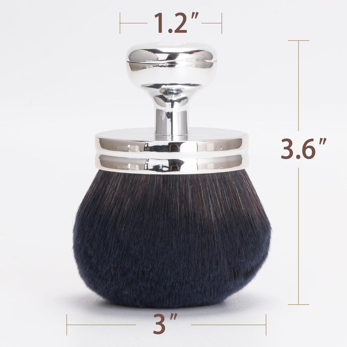 Close-up of BABYSHEEP Extra Large Body Makeup Brush bristles