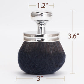 Close-up of BABYSHEEP Extra Large Body Makeup Brush bristles