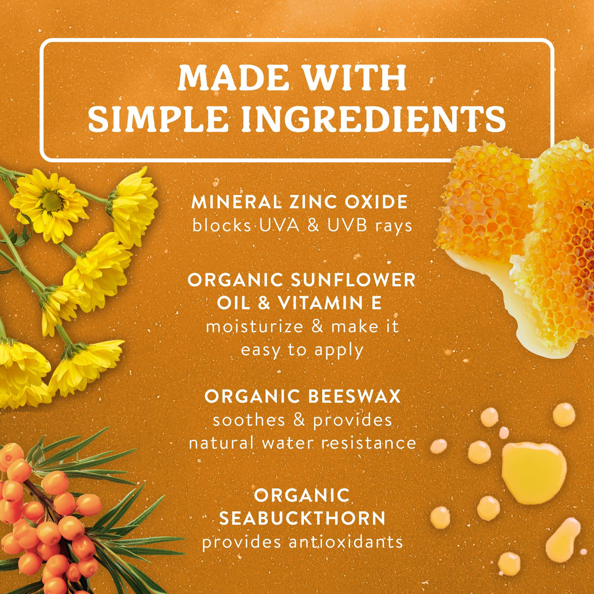 Close-up of Badger Kids Mineral Sunscreen texture